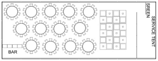 marquee plan view